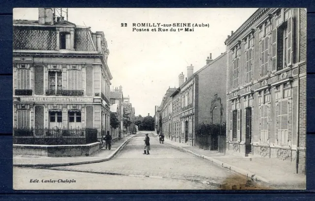 151223 CPA LA POSTE de  ROMILLY SUR SEINE AUBE