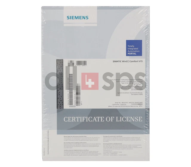 Simatic Wincc Comfort V15.1 - 6Av2101-0Aa05-0Aa5 (Ns)