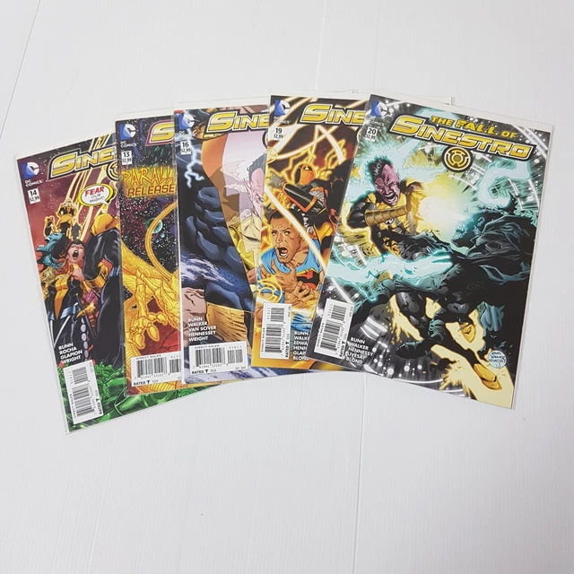 Sinestro Comic Bundle Lot X5 Issues 13,14,16,19,20 Marvel Comics High Grade 2015
