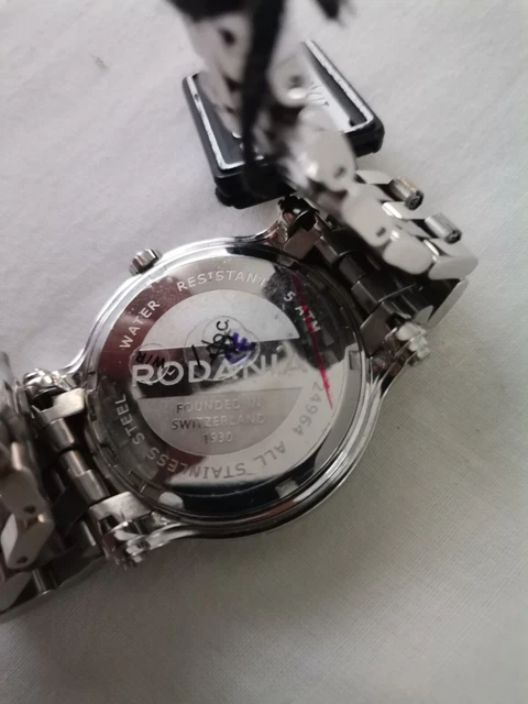 Montre Homme RODANIA Swiss Made Plaqué Or - Mécanique à Remontage Manuel - Occasion Fonctionne