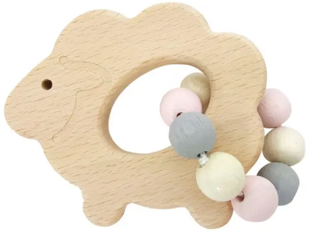 Baby Toy Gripping Rattle Sheep Bxlxh 85x50x100mm New Motor Activity