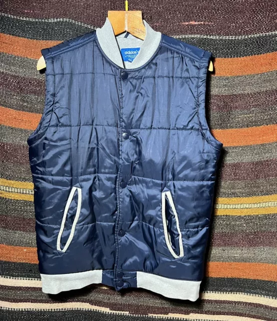 Giubbotto Gilet Smanicato Giacca Invernale Adidas Blu Marino Taglia S Uomo Men 2