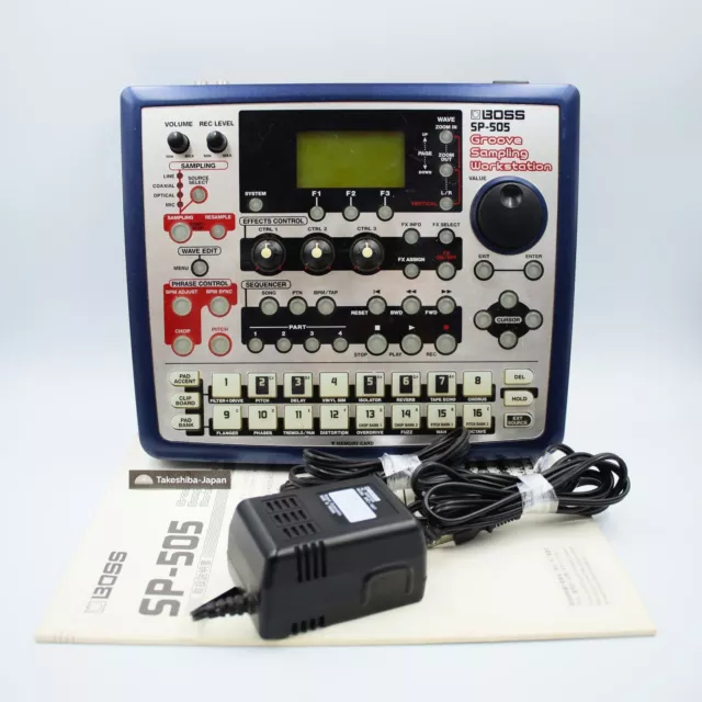 BOSS SP-505 Groove Sampling Workstation With 128MB Smart Media Adapter AS01455
