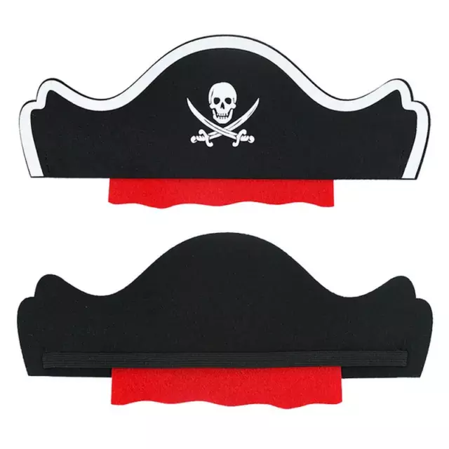 Clásico Falso Pirata Sombrero Para Cosplay Disfraz Halloween Tapa Fiesta Props