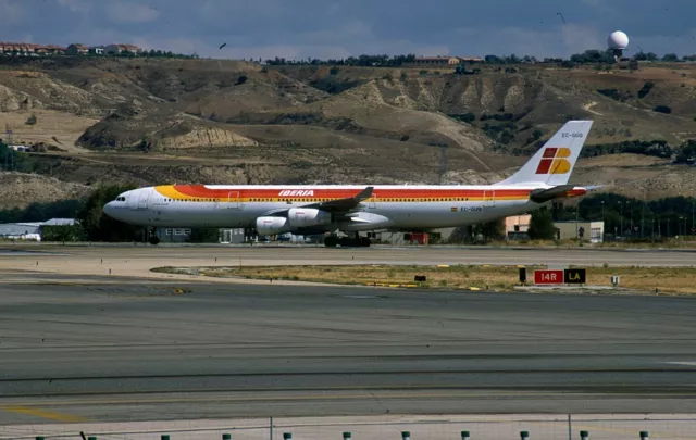 Aircraft Slide / Dia A340 Ec-Guq Iberia