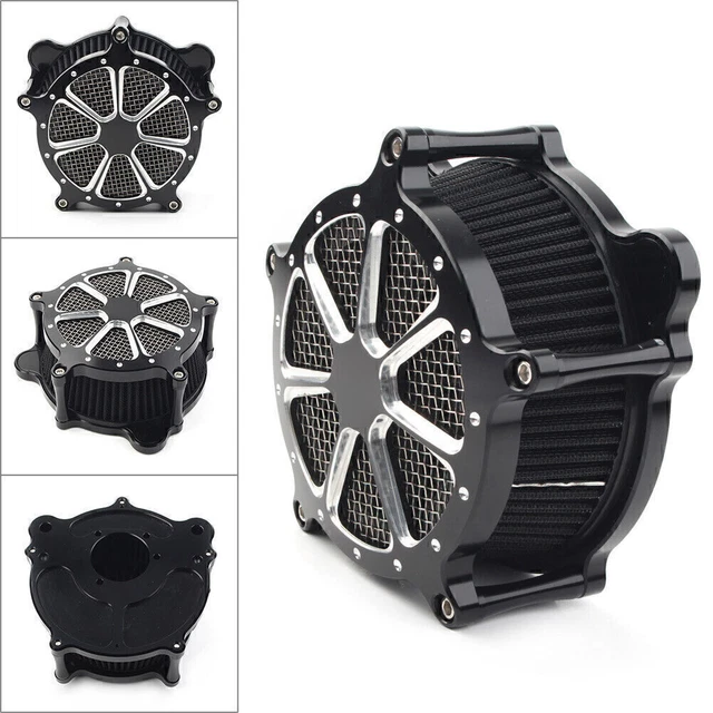 CNCLUFTFILTERANSAUGFILTERKITS FÜR HARLEY Touring Dyna/FXR Softail