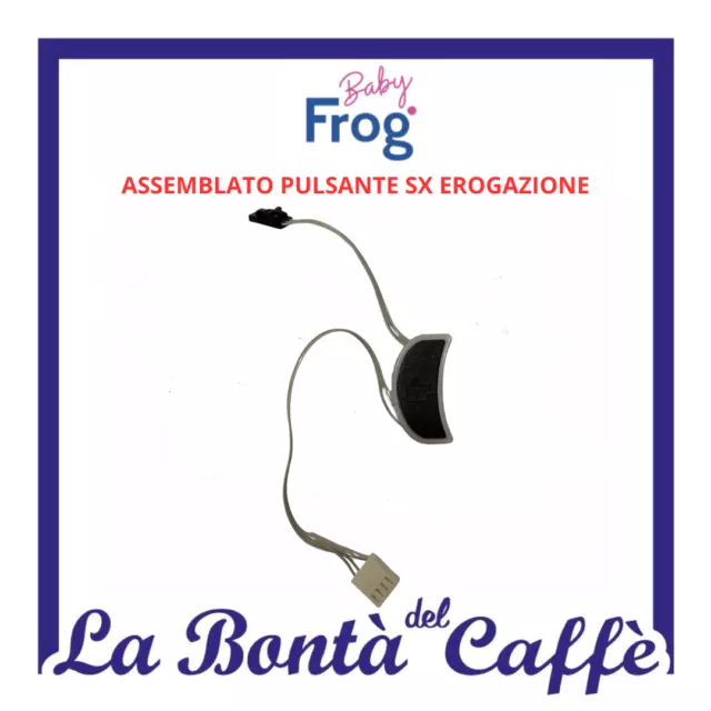 Ricambio Originale Assemblato Pulsante Sx Erog.  Per  Macchina Caffe' Baby Frog