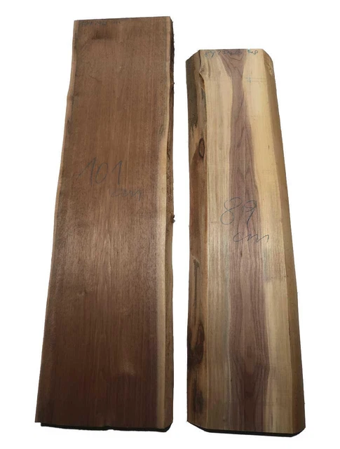 Nussbaumholz Noyer Bois de Noyer 101x27-28cm x 48mm