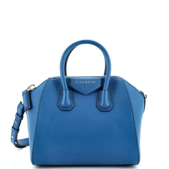 Givenchy Antigona Bag Leather Mini Blue