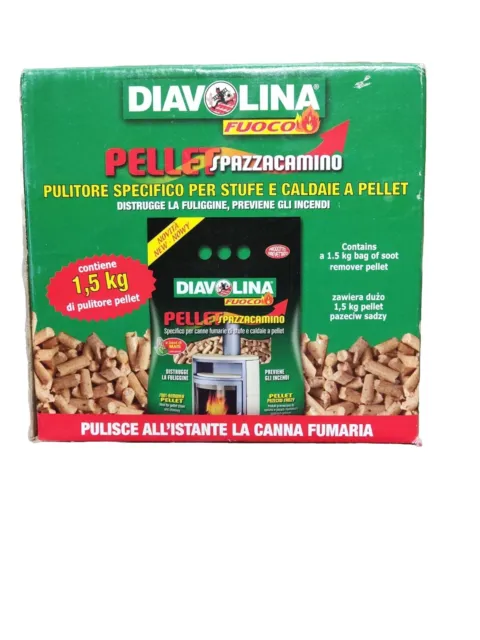 Diavolina Pellet Spazzacamino 1.5 kg -  Italy