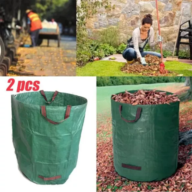 LOT DE 2* Sac de déchets jardin 272L 65KG végétaux feuilles Grande