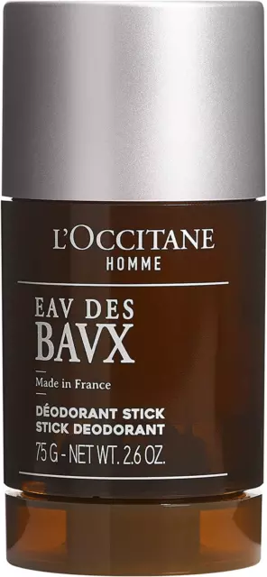 L'OCCITANE Loccitane Baux Stick Deodorant Stick for Men, 2.6 Oz, 78 Milliliters