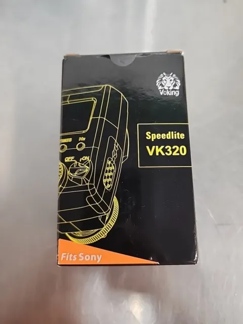 Voking VK320 Speedlite LCD Display Shoe Mount Flash For Sony
