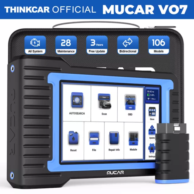 MUCAR VO7 OBD2 Scanner strumento diagnostico per auto bidirezionale tutta... 2