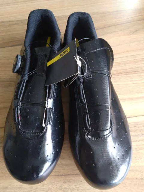 Bn Mavic Cosmic Boa Men's Road Cycling Shoe - Black, ERGOFIT ORTHOLITE Size UK8