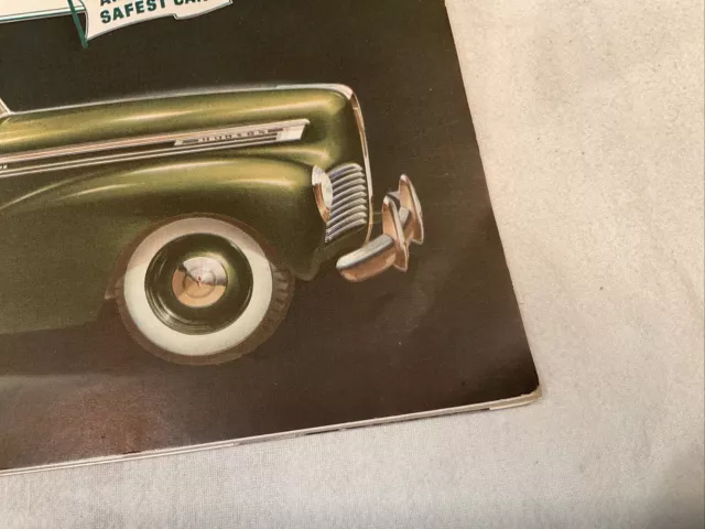 Original 1941 Hudson Full Line Sales Brochure 41 Super-Six De Luxe Commodore 3