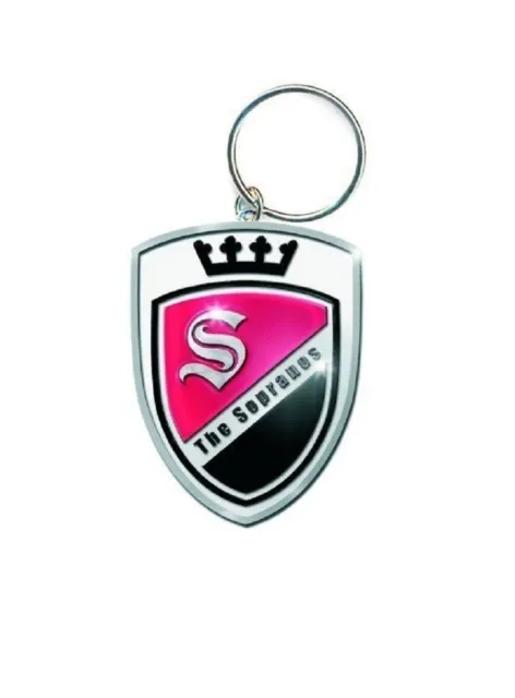 The Sopranos Keyring Crest Logo Keychain