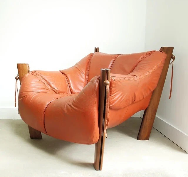 1970s Mid-Century Brazilian  Arm Chair By Percival Lafer  Model MP 211 Vintage
