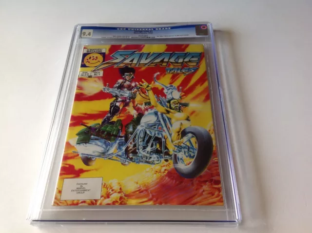 Savage Tales 1 Cgc 9.4 White 1St Michael Golden Nam 5Th To 1St Vietnam Magazine