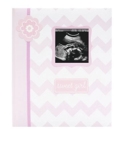 Lil Peach First 5 Years Chevron Baby Memory Book, Newborn Milestone Journal, ...