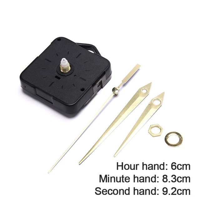 QUARTZ CLOCK MOVEMENT Mechanism Hands Wall Repair Tool Parts Set DIY ...