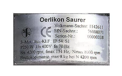 Oerlikon Saurer 1142611 76008071 3