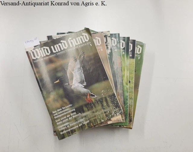 Wild und Hund : 87. Jahrgang 1984/85 : Heft 1-27 : Komplett : Verlag Paul Parey: