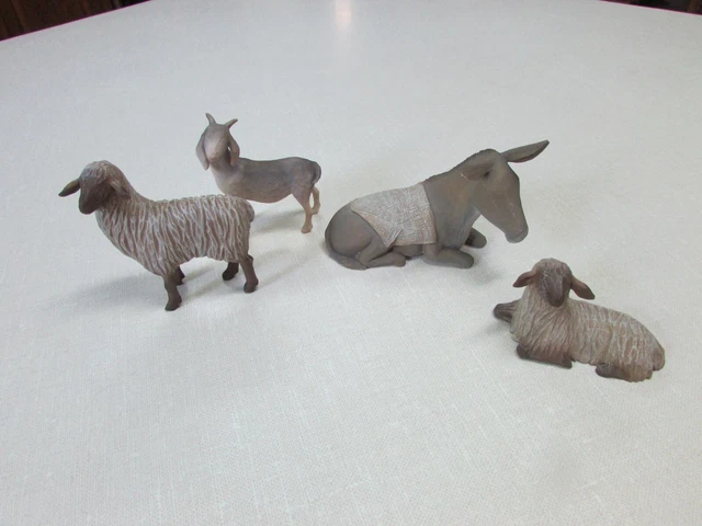 Willow Tree Sheltering Animals for The Holy Family Set of 4 Resin Figurines Willow Tree Sheltering Animals for The Holy Family Set of 4 Resin Figurines