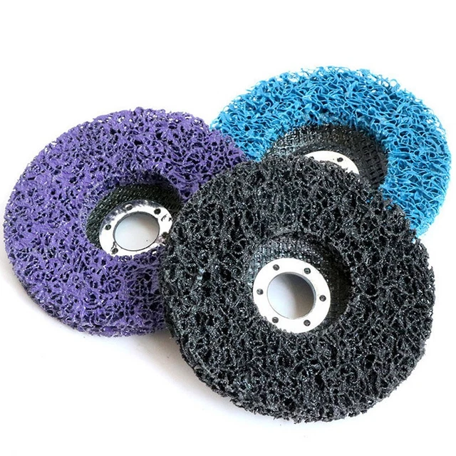 100 mm Poly Strip Disc-Wheel colore ruggine pulizia rimozione smerigliatrice angolare 1 pz