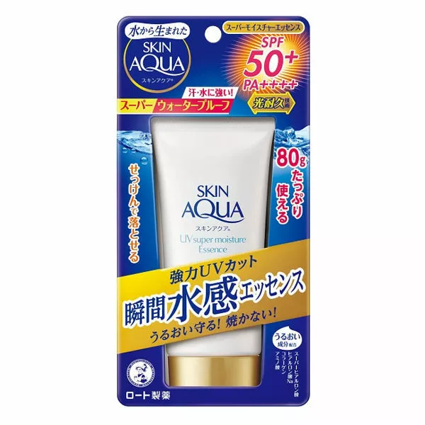 [MENTHOLATUM] Skin Aqua UV Super Moisture Essence Sunblock SPF50+ PA 80g NEW