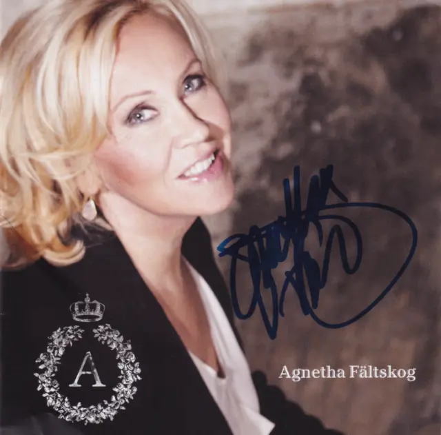 Agnetha Faltskog (ABBA) 'A' Signed Autographed CD Album