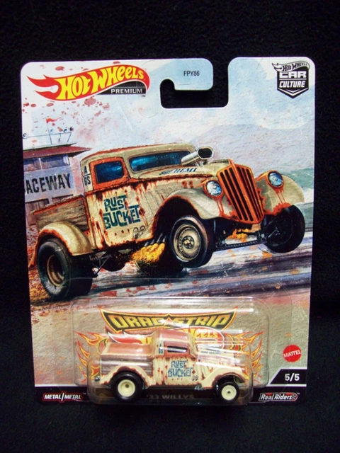 Hot Wheels 1/64 Drag Strip Demons - 1933 Willys #0/5, édition Chase, Neuve
