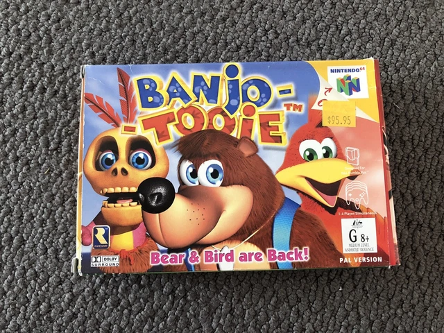 BOXED Banjo Kazooie With Box, Nintendo 64 (NTSC-J) Japan