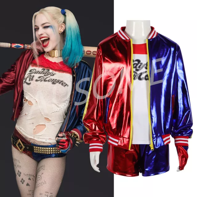 Halloween Harley Quinn Adult Fancy Dress Costume Accessory Outfit Cosplay Party