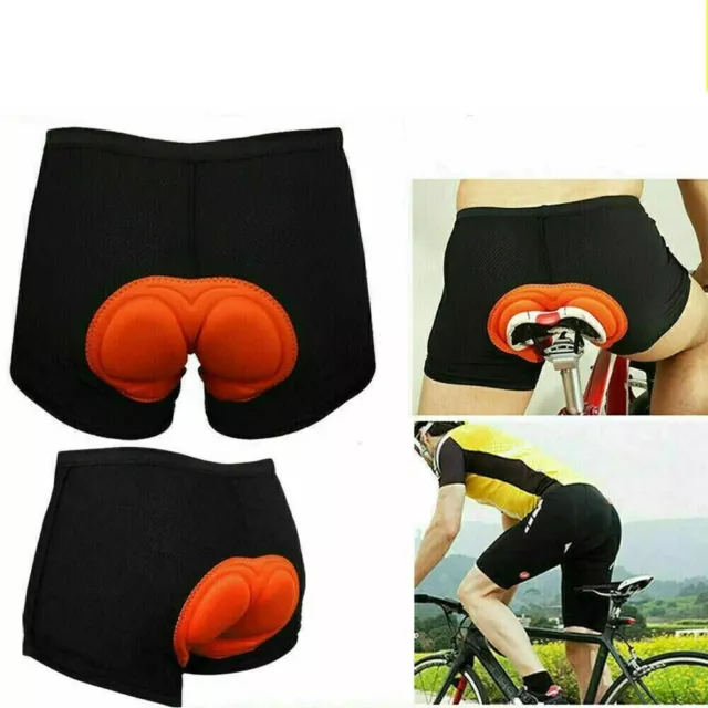 Men Women Cycling Shorts Bicycle Bike Underwear Pants With Sponge Gel 3D  Padded