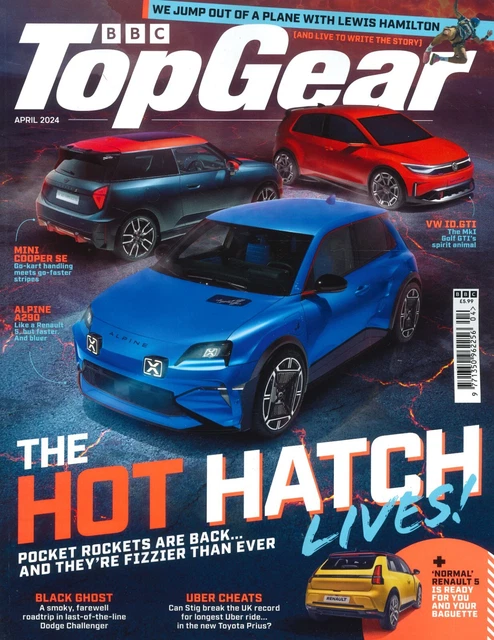 BBC TOP GEAR Magazine 382 Hot Hatch Lewis Hamilton Toyota