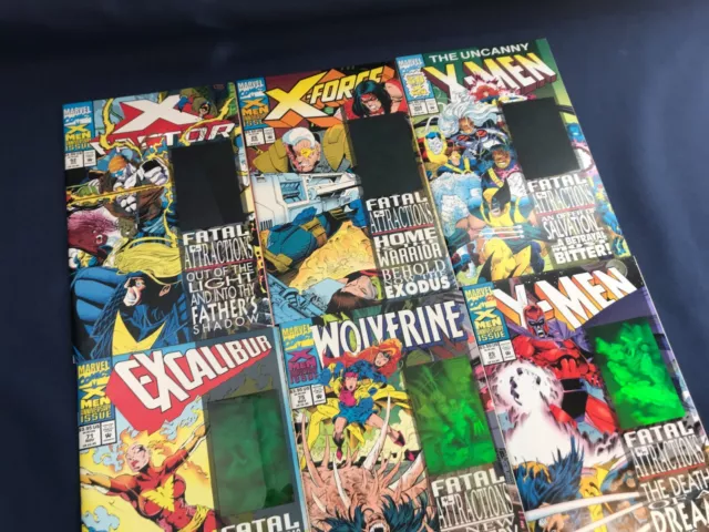 Complete Run Of X-Men Fatal Attractions (1993) #1-6 - Marvel Wolverine Vf/Nm Lot