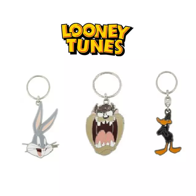 Looney Toons - Tazmanian Devil, Bugs Bunny, Daffy Duck Key Ring