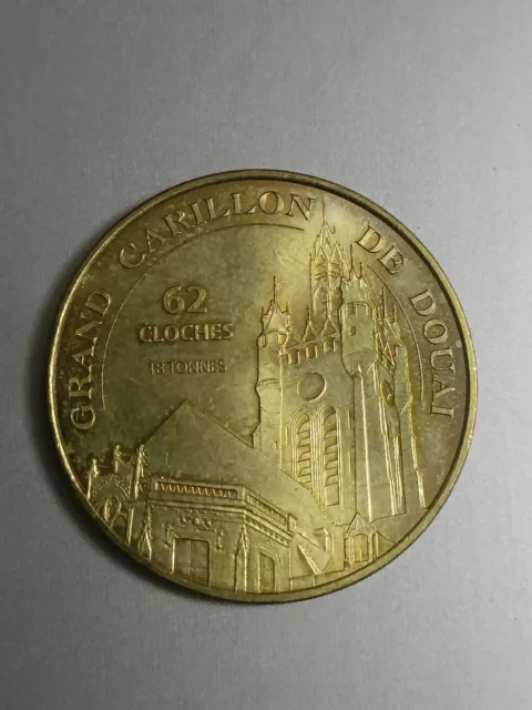 Médaille Monnaie de Paris Grand Carillon de Douai 2010 Jeton Touristique