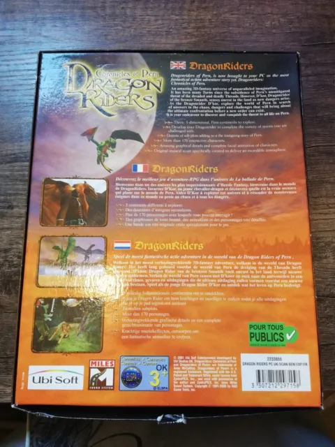 Chronicles Of Pern: Dragon Riders PC CD-ROM (BIG BOX) Complete with Manual 2