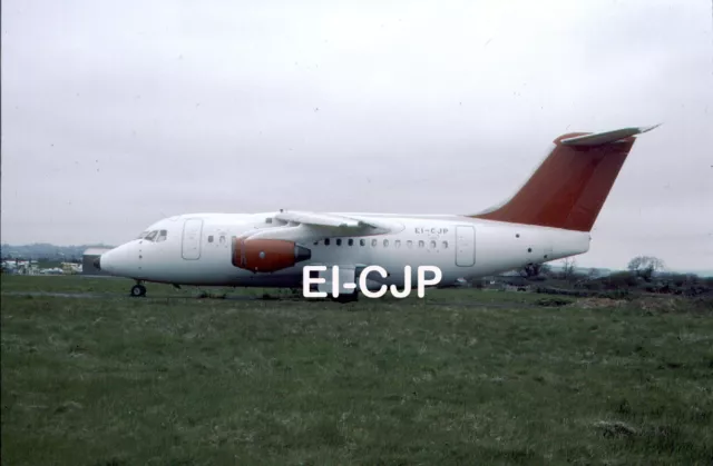 EI-CJP : ex-Virgin livery : BAe 146 : 35mm Slide (SB33) Kodak