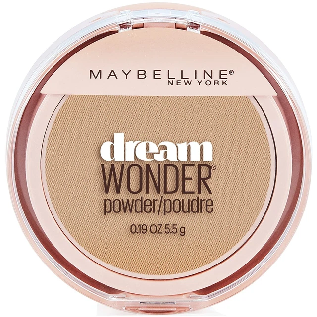 Maybelline New York Dream Wonder Powder Makeup, Classic Beige #65, pkg of 3 New