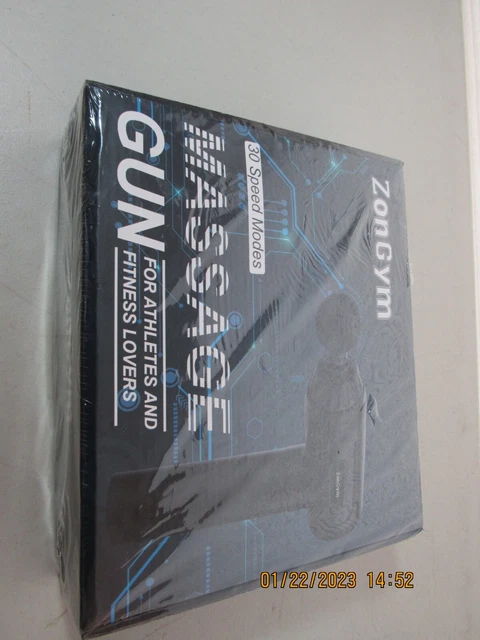 ZonGym Massage Gun 30 speed modes Athletic therapy muscle tissue pain
