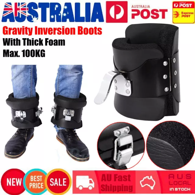 Training Gravity Inversion Boots Therapy Hang Spine Posture Physio Gym Fitness