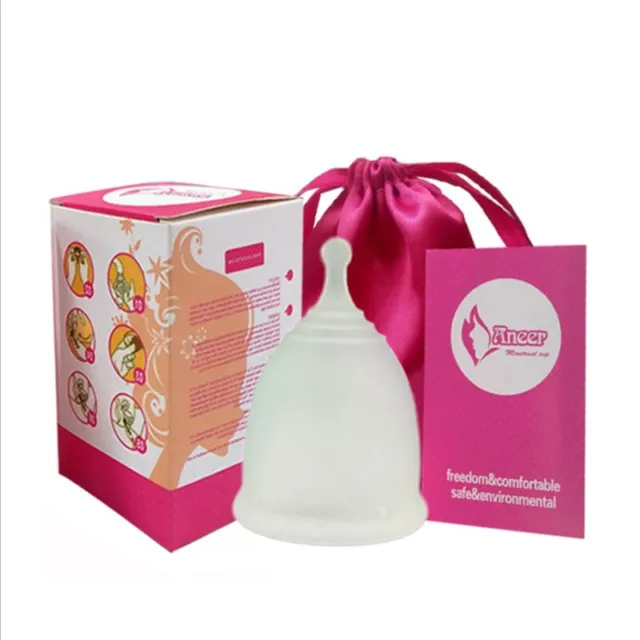 Vaginal Feminine Hygiene Menstrual Cup Grade Silicone Reusable Women C ZR