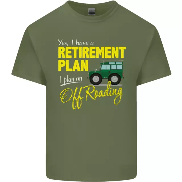 T-shirt da uomo in cotone divertente Retirement Plan Off Roading 4X4 Road 6