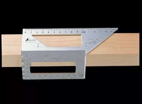 Shinwa aluminum Saddle Layout Square 62113 Measurement From Japan