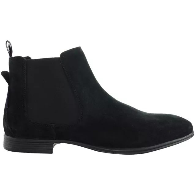 BEN SHERMAN LOMBARD Slip-On Black Suede Leather Mens Boots BEN3246 S02 ...
