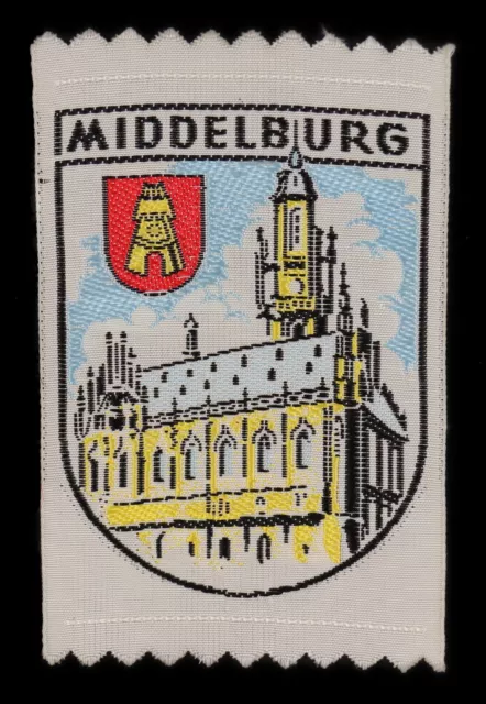 Ecusson brodé ♦ (patch/crest embroidered) ♦ Middelburg Pays-Bas