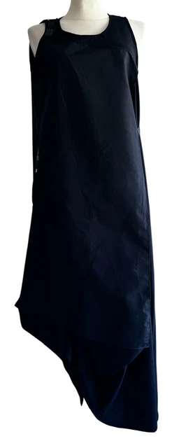Robe Longue Noire Marithé + François Girbaud - Tissu Technique Sensitif, Vintage, Taille 40 - Occasion Très Bon état